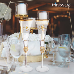 Bride champagne flute deals
