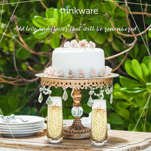 Load image into Gallery viewer, Stemless Wedding Champagne Flute - Mr And Mrs Champagne Flutes With Gold Dots - Wedding Gift for Bride And Groom Champagne Glass - Bride Gift - Mr And Mrs Gift Set of 2 By Trinkware