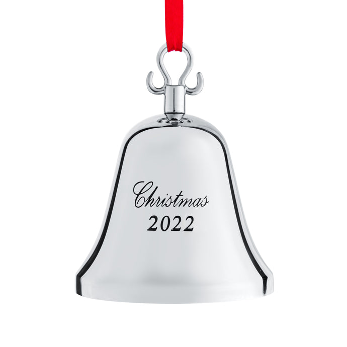 2022 Christmas Ornament Bell - Silver Bell Christmas Ornament 2022 - Christmas Bell 2022 Ornament - Bell Ornament For Christmas Tree -  Silver Christmas Bell Ornament by Klikel