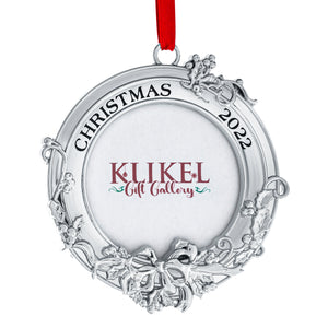Picture Ornament For Christmas Tree - Picture Frame Ornament For Tree - 2022 Picture Frame Christmas Ornament - Photo Frame Ornament - 2022 Christmas Frame Photo Ornament For Christmas 2022 By Klikel
