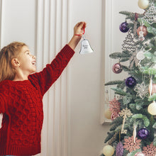Load image into Gallery viewer, 2022 Christmas Ornament Bell - Silver Bell Christmas Ornament 2022 - Christmas Bell 2022 Ornament - Bell Ornament For Christmas Tree -  Silver Christmas Bell Ornament by Klikel