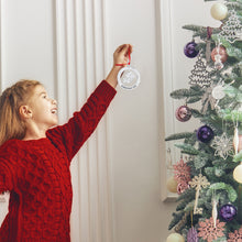 Load image into Gallery viewer, 2022 Ornament For Christmas Tree - Silver Christmas Ornament 2022 With Mistletoe - Dated Christmas Ornament 2022- Collectible Christmas Ornament -  Beautiful Tree Ornament For Holidays 2022 by Klikel