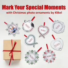 Load image into Gallery viewer, Picture Ornament For Christmas 2022 - Graduation Picture Frame Ornament - Silver Christmas Ornament Photo Frame Ornament - Class of 2022 Christmas Frame Photo Ornament Picture Frame By Klikel