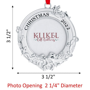 Picture Ornament For Christmas Tree - Picture Frame Ornament For Tree - 2022 Picture Frame Christmas Ornament - Photo Frame Ornament - 2022 Christmas Frame Photo Ornament For Christmas 2022 By Klikel