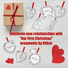 Load image into Gallery viewer,  Our First Christmas Ornament 2022 - Our First Christmas Married Ornament 2022 - 1st Christmas Married Ornament 2022 - Mr Mrs Just Married Newlywed Wedding Ornament 2022 By Klikel